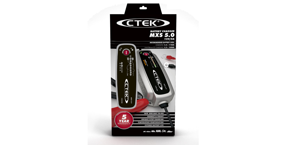 CTEK MXS 5.0 Battery Charger (MXS5.0)
